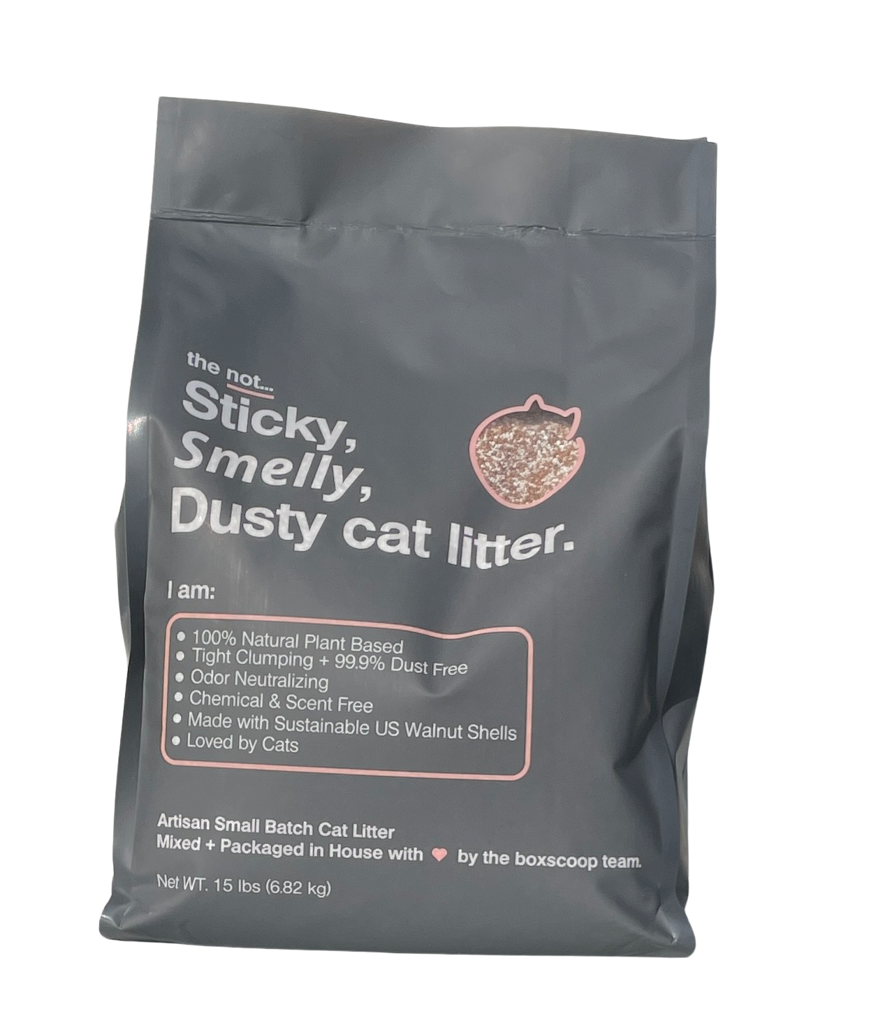 the not Sticky, Smelly, Dusty Cat Litter