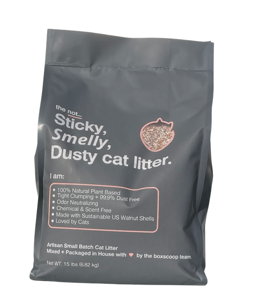 the not Sticky, Smelly, Dusty Cat Litter